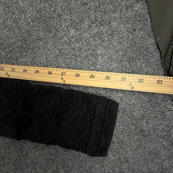 COOGI Australia Black 3D Textured Knit Sweater Pullover Cotton Small Ladies - Picture 16 of 16